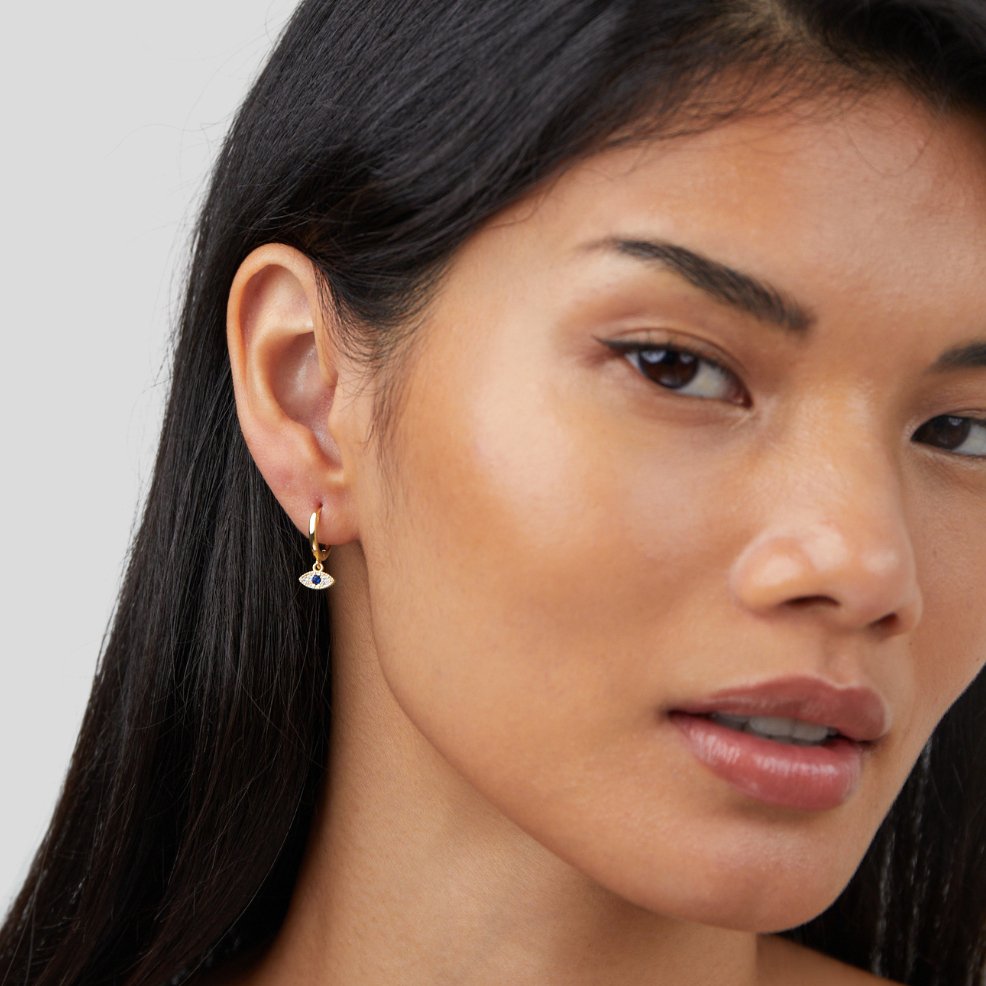 Eye luck earrings