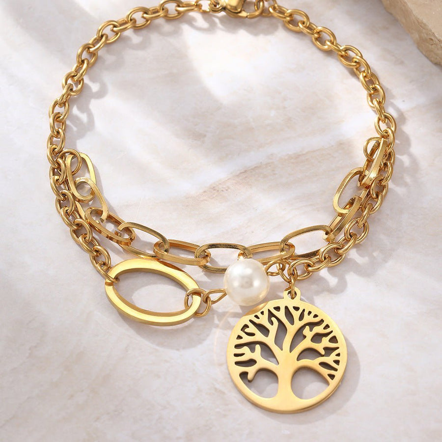 Tree of life with pearl Detail