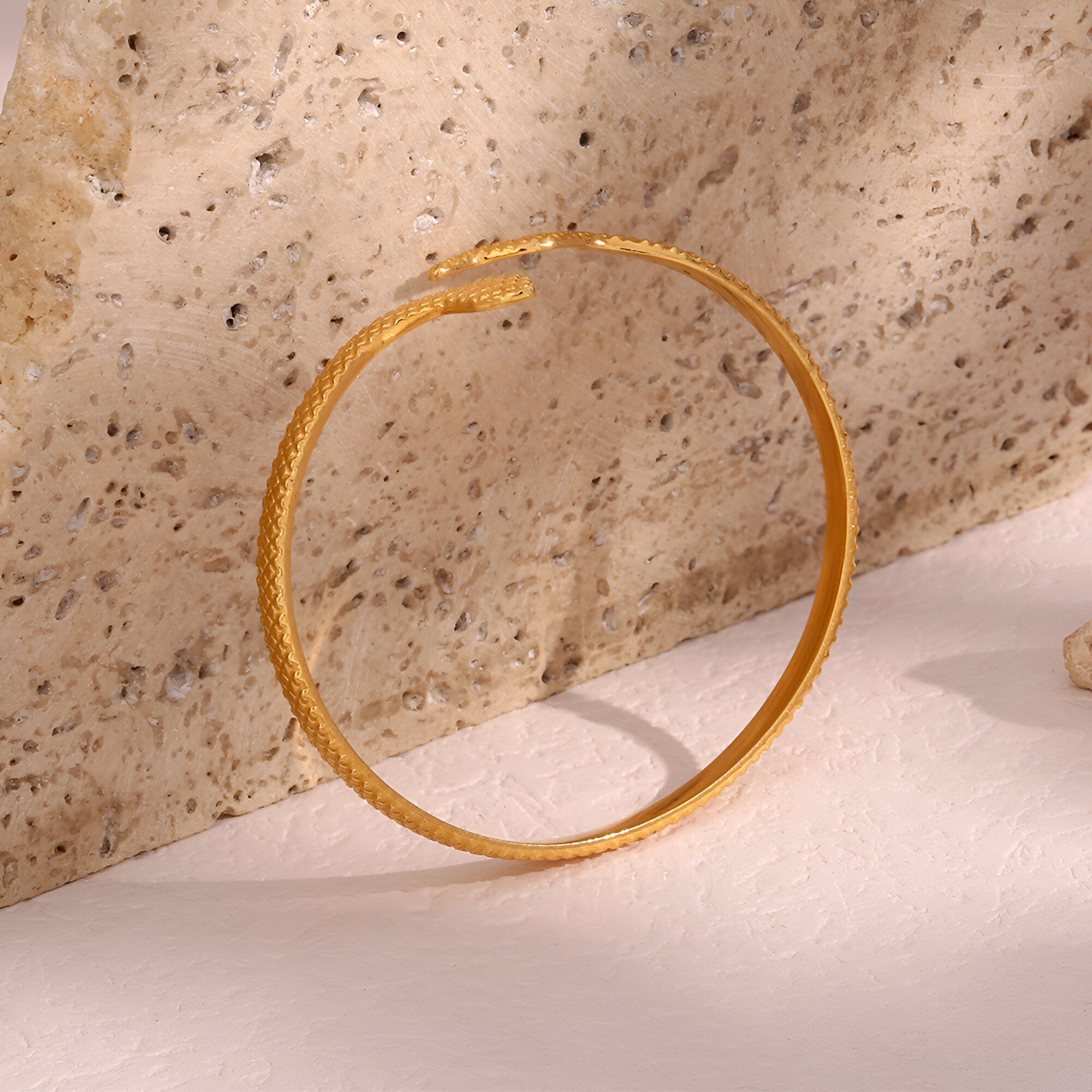 Gold Snake Bracelet