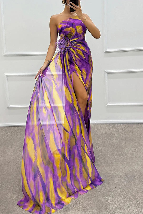 Fenna™ – Vibrant elegant draped dress