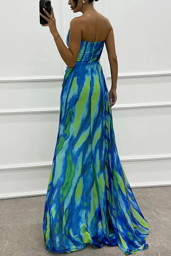 Fenna™ – Vibrant elegant draped dress