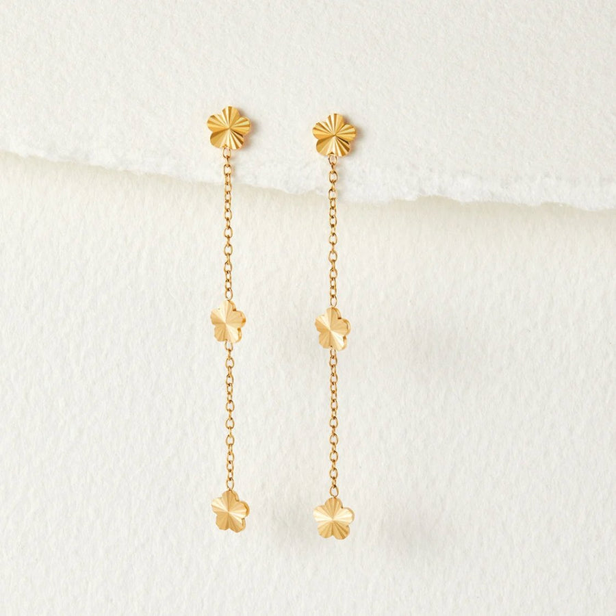 Flower Drop Earrings