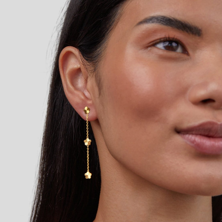 Flower Drop Earrings