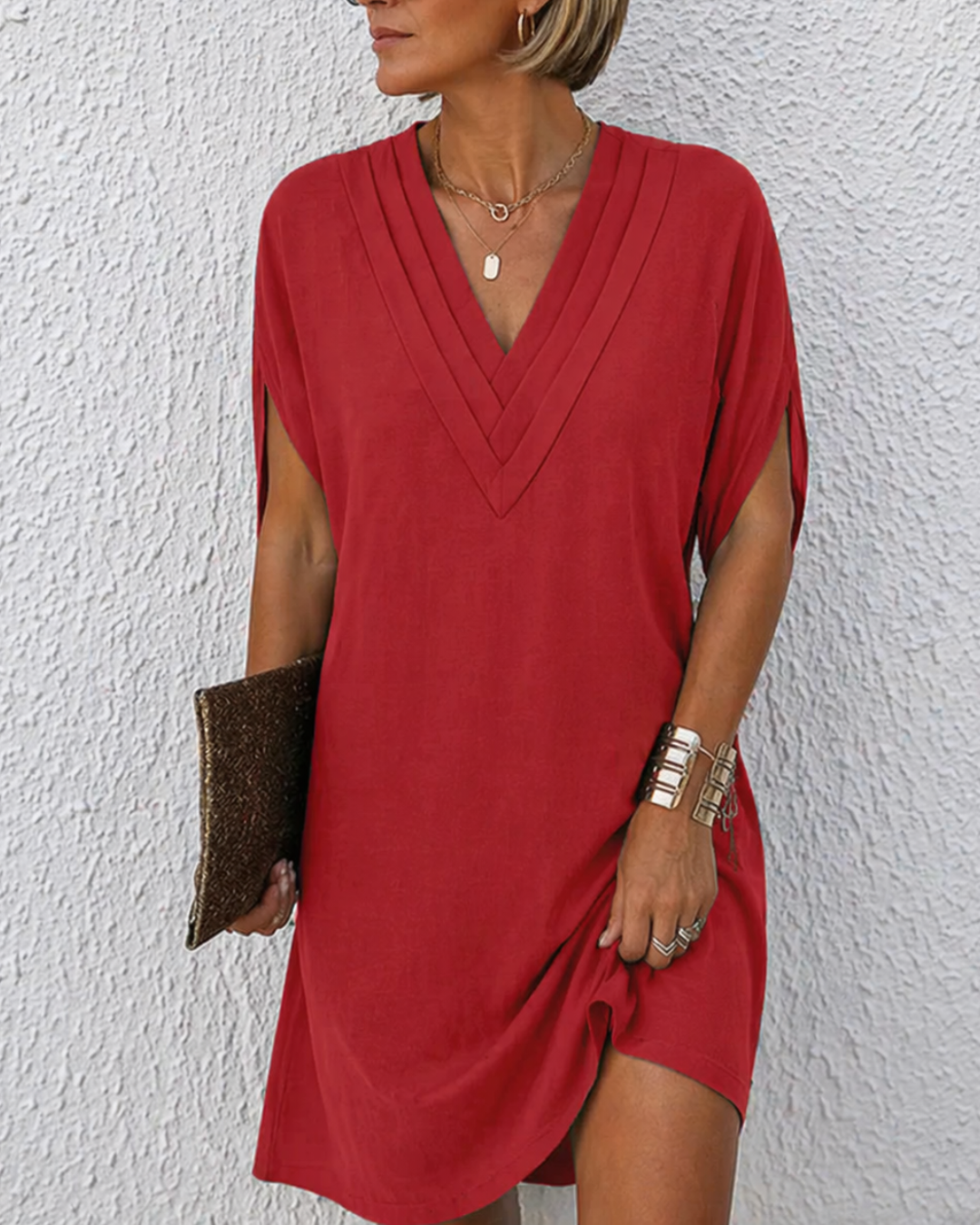 Heike | V-neck dress