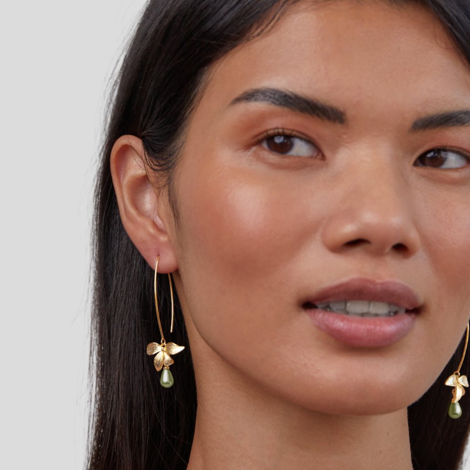 Pearl & Petal Angelwings Drop Earrings