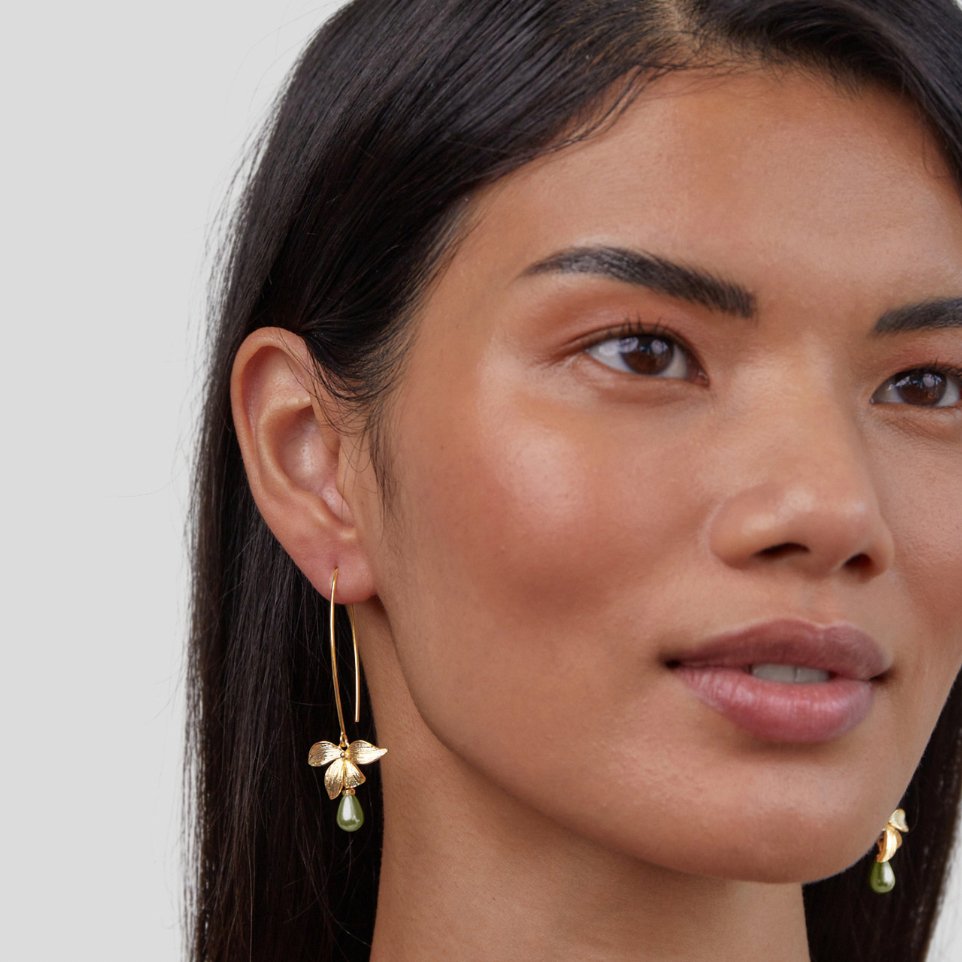 Pearl & Petal Angelwings Drop Earrings