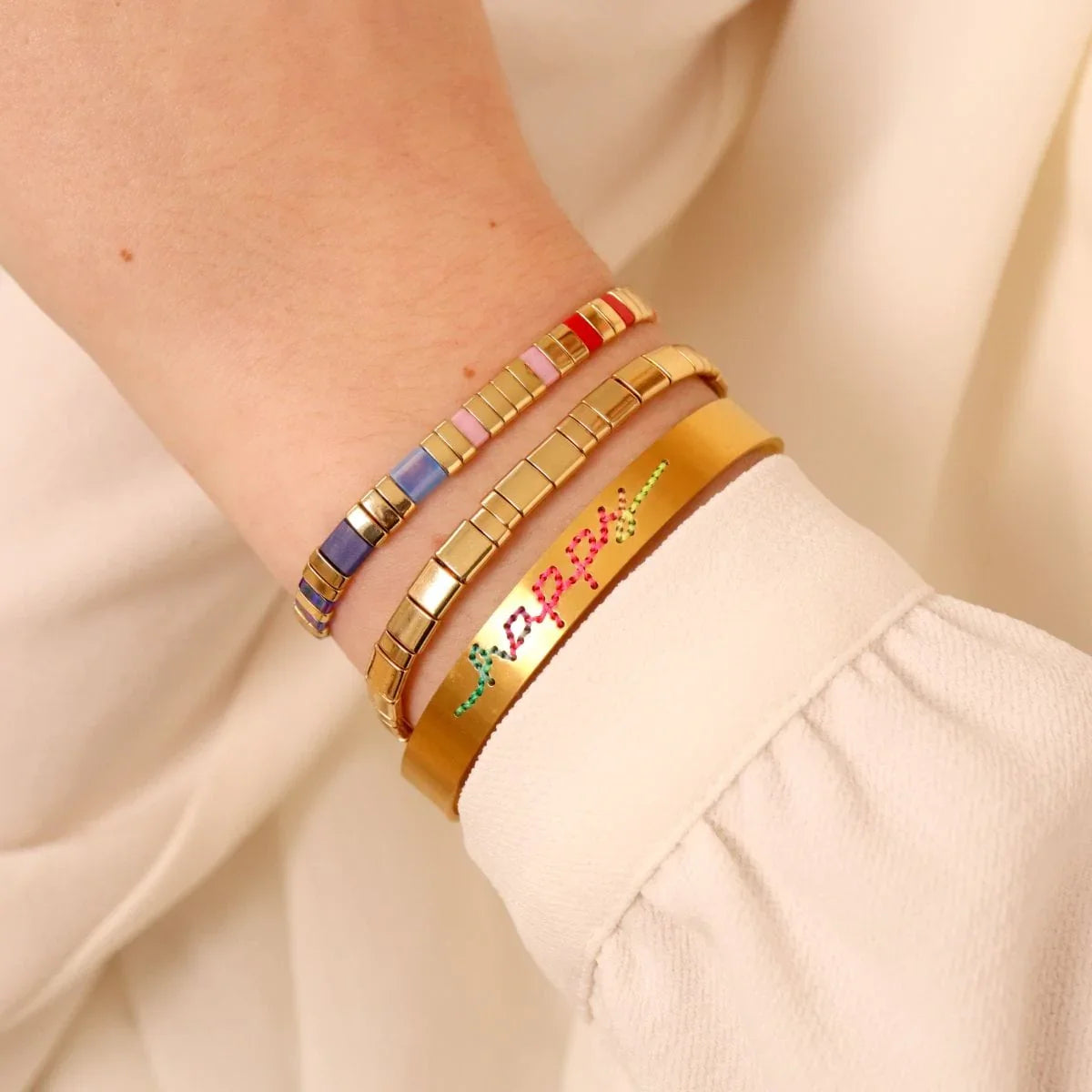 Or - Beaded bracelet