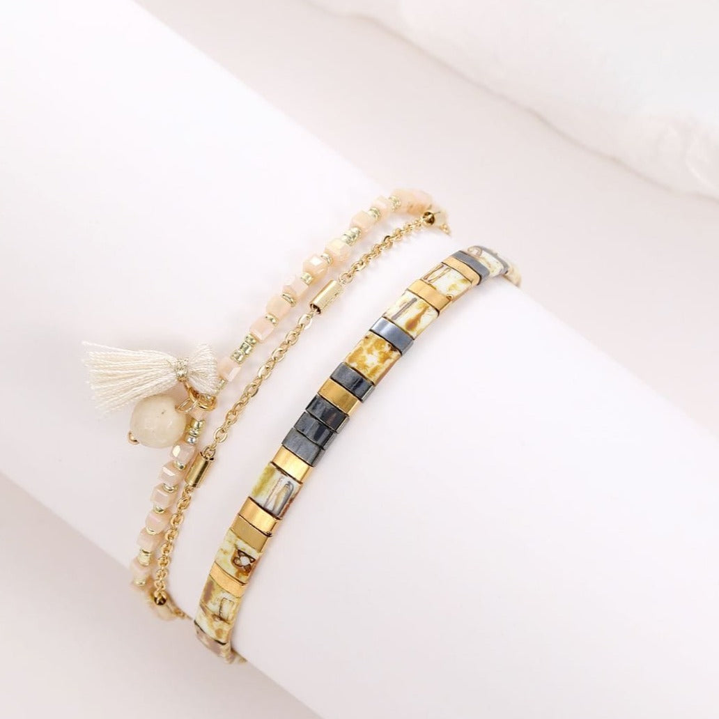 Abby Set - Beaded bracelets