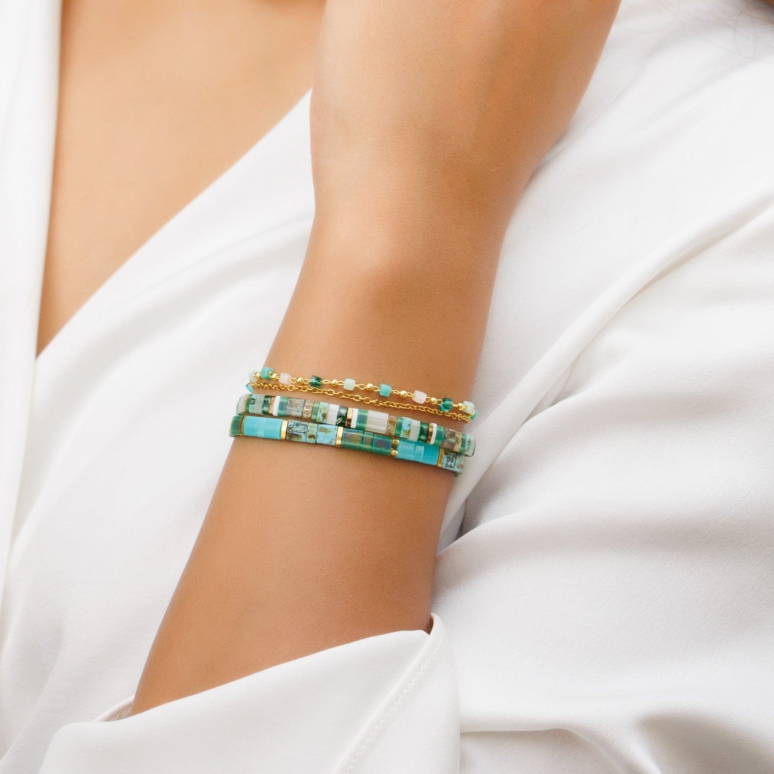 Ela Set - Beaded Bracelet