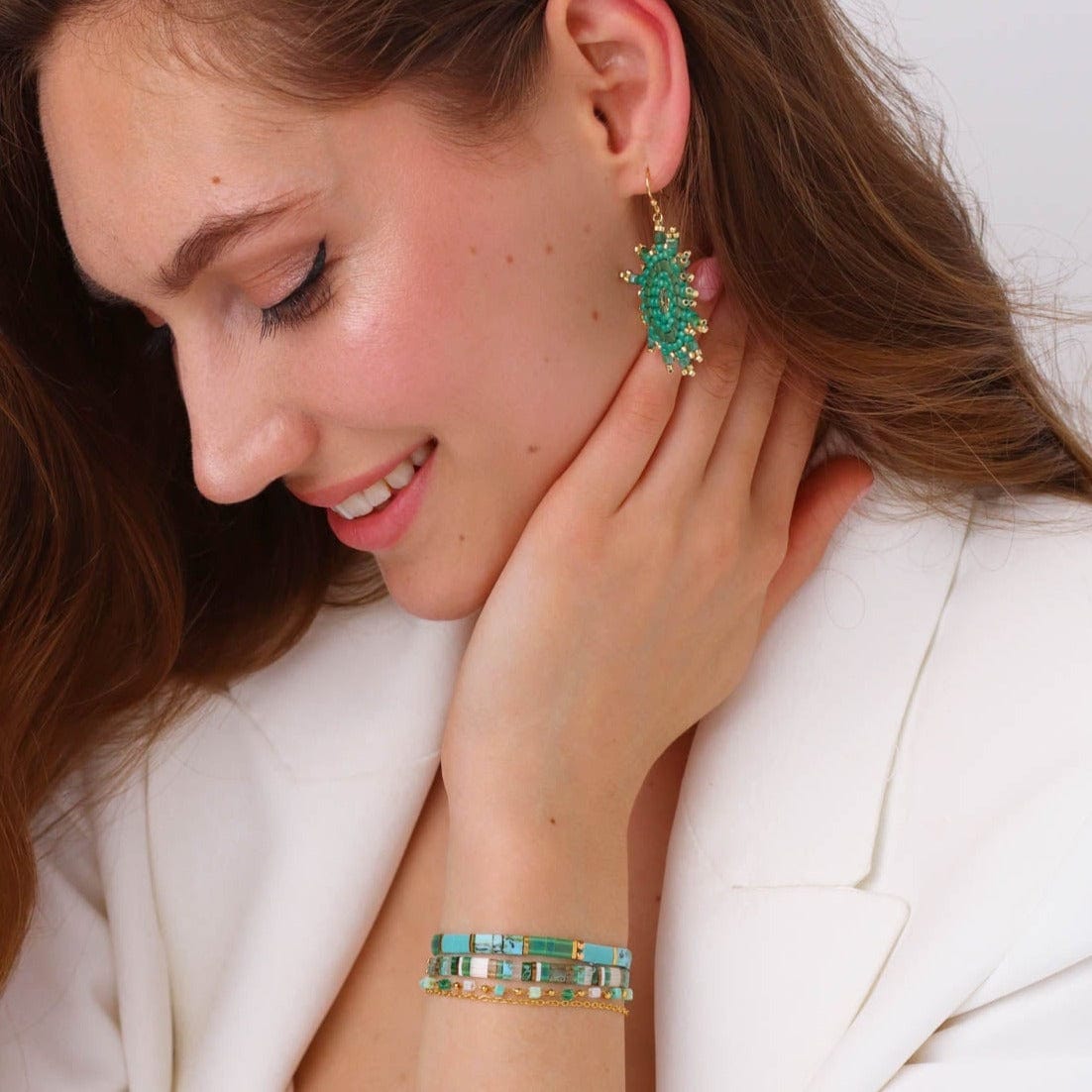 Ela Set - Beaded Bracelet