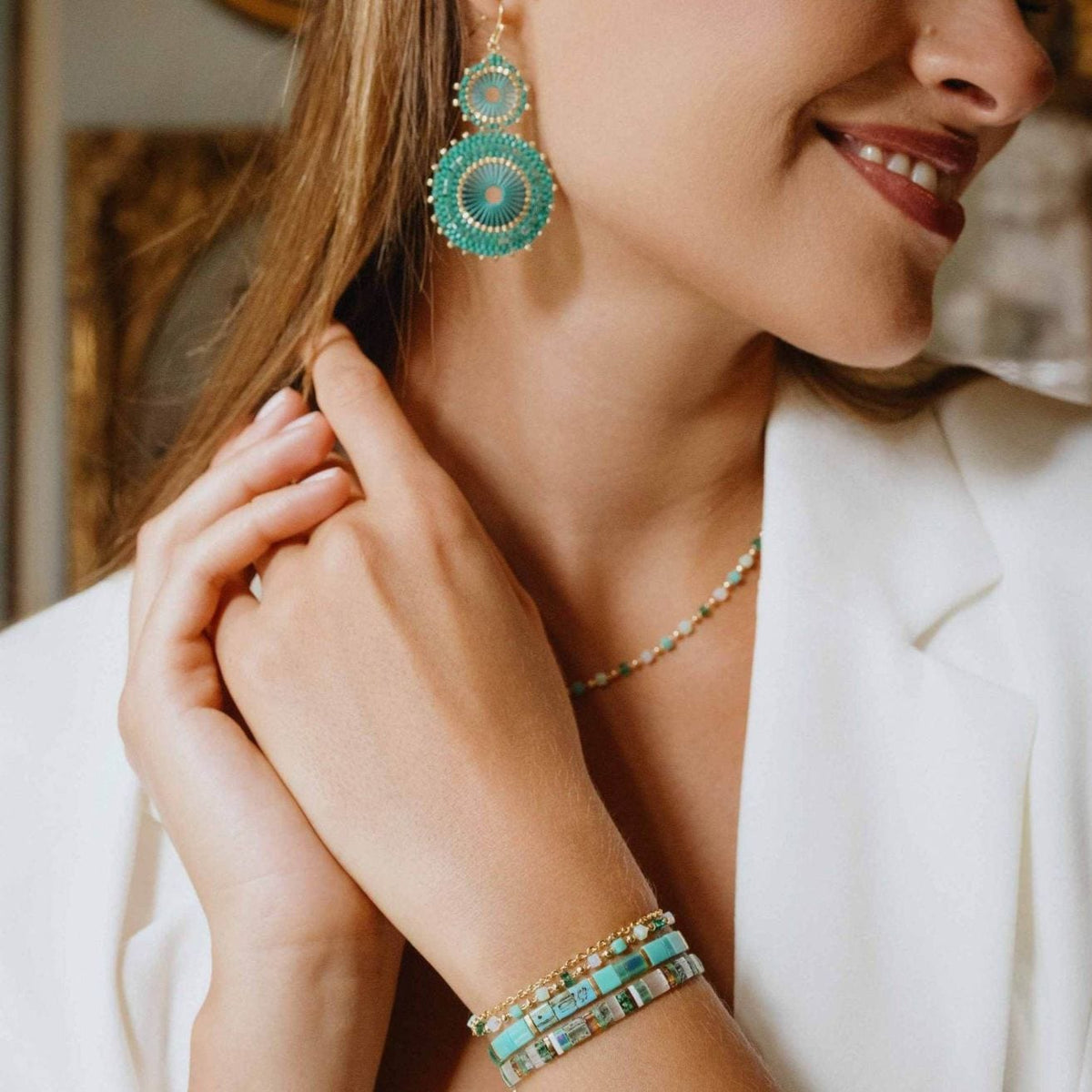 Ela Set - Beaded Bracelet