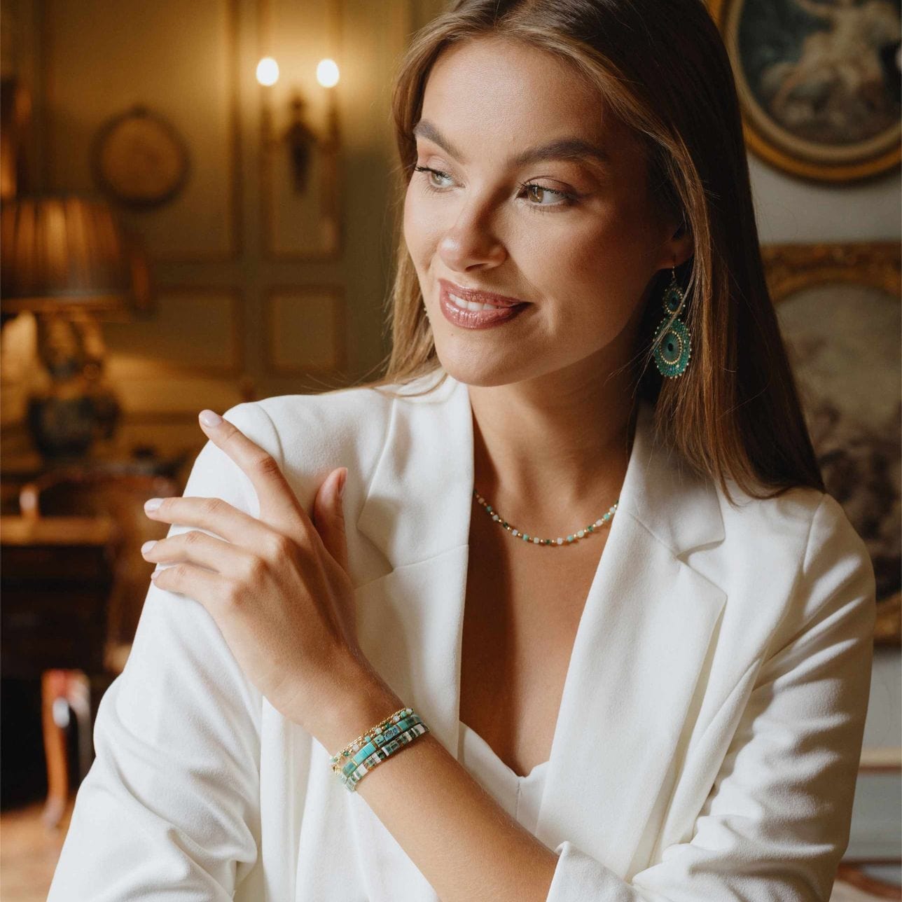 Ela Set - Beaded Bracelet