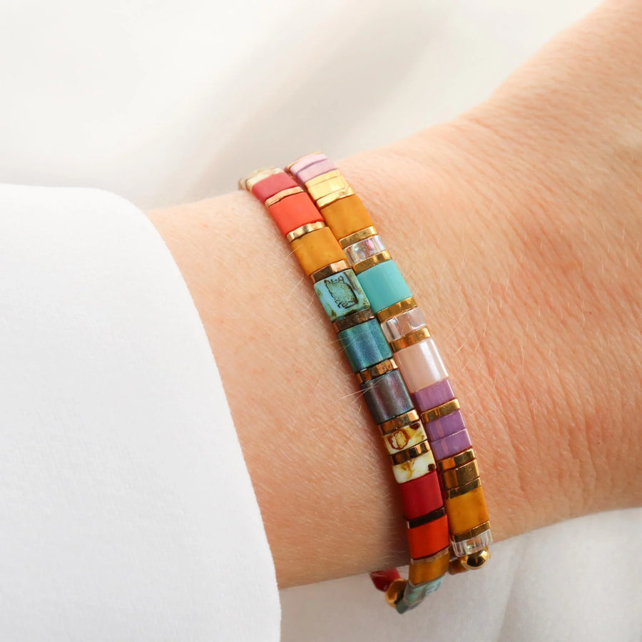 Flora Set - Beaded bracelets