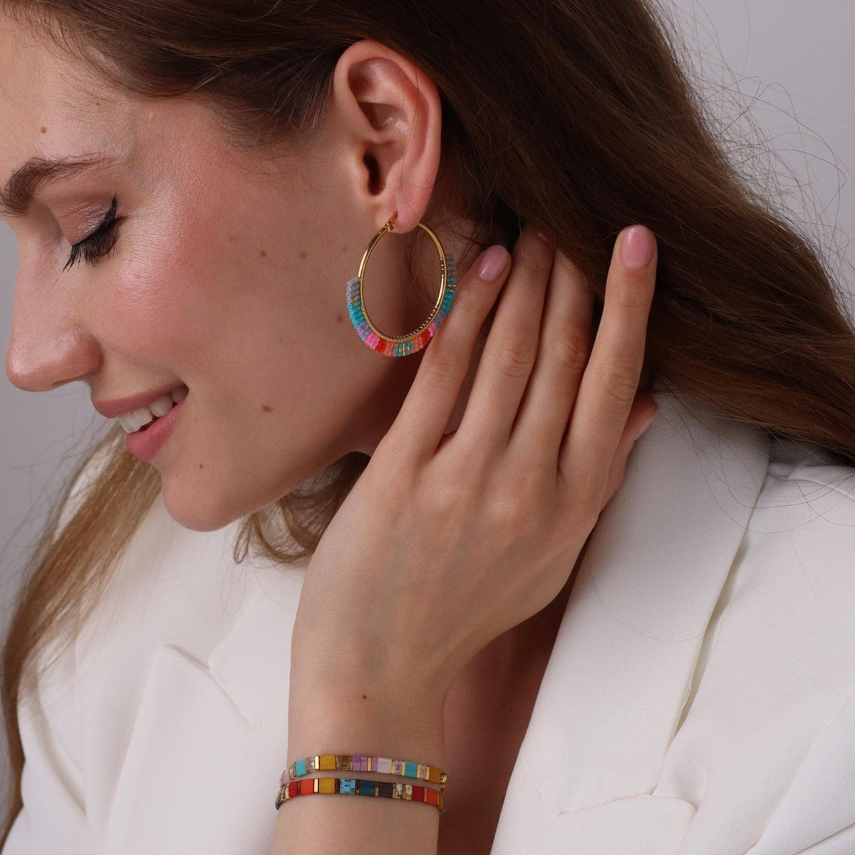 Flora Set - Beaded bracelets