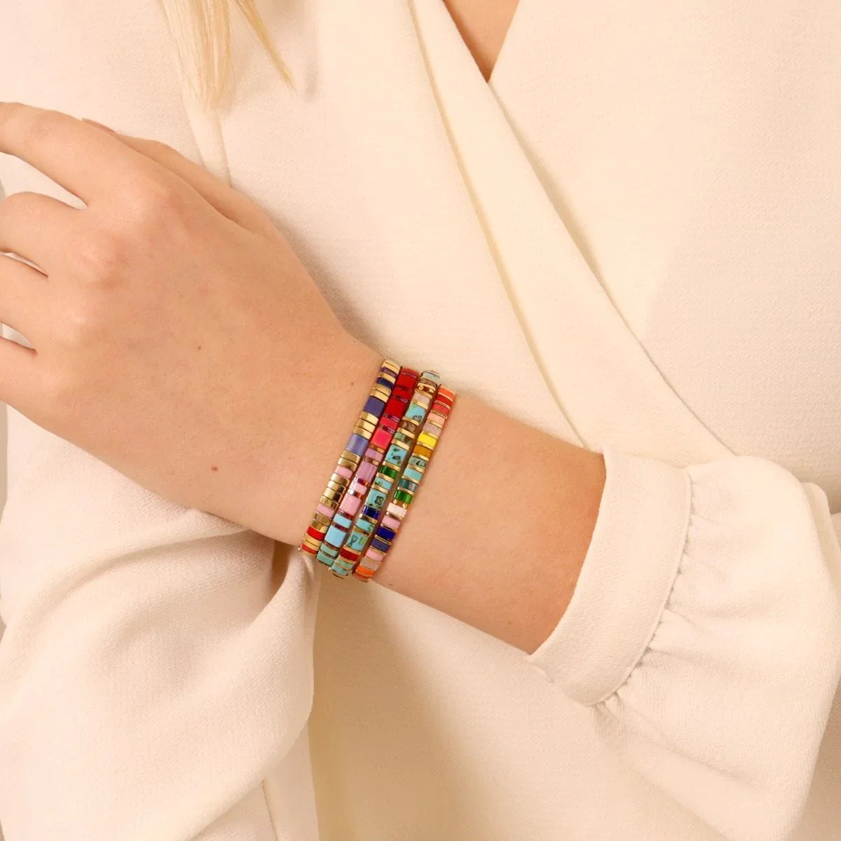 Rainbøw Set - Beaded bracelets