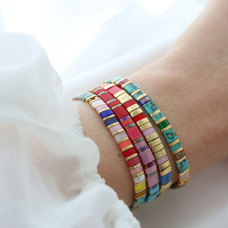 Rainbøw Set - Beaded bracelets