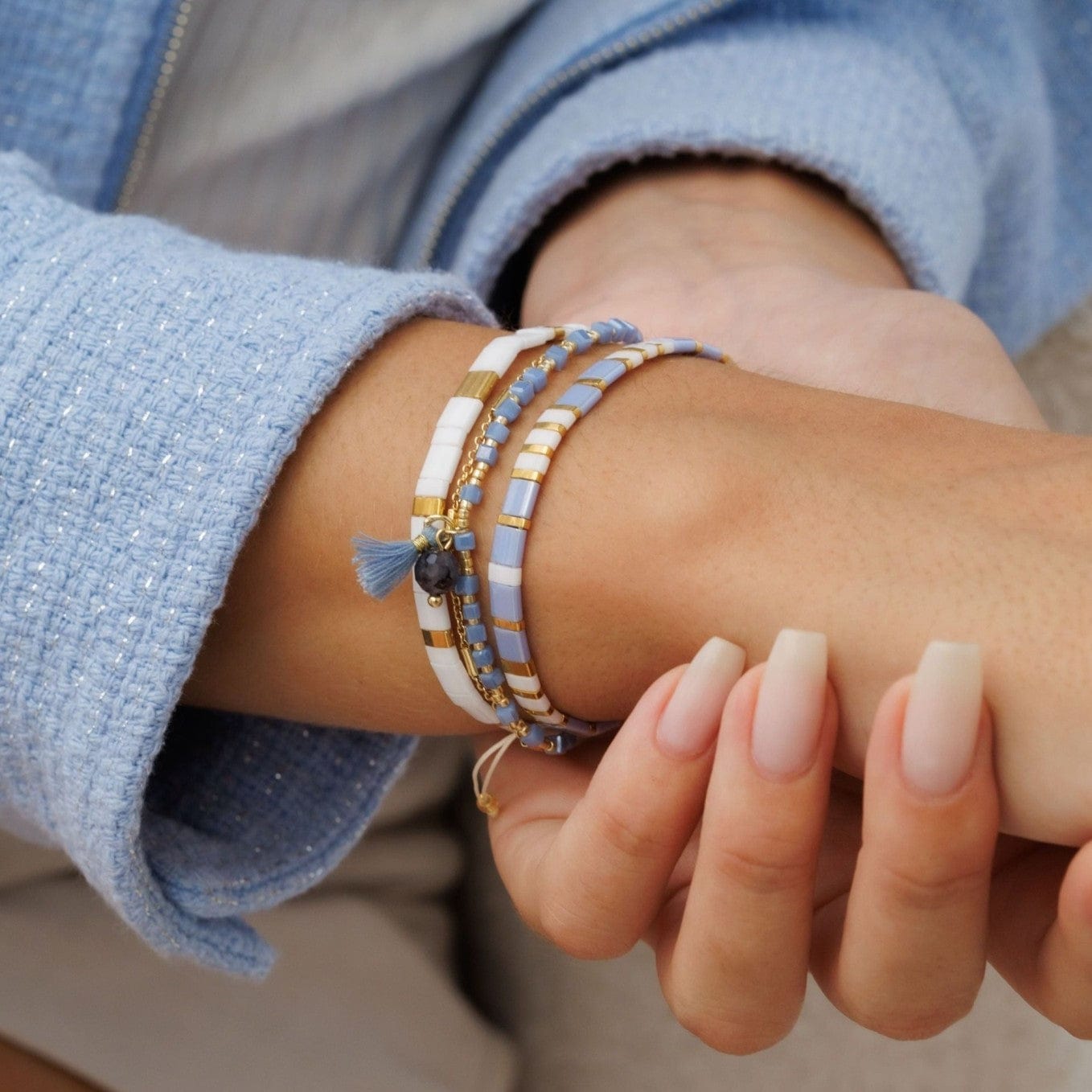 Tahiti Set - Beaded bracelets