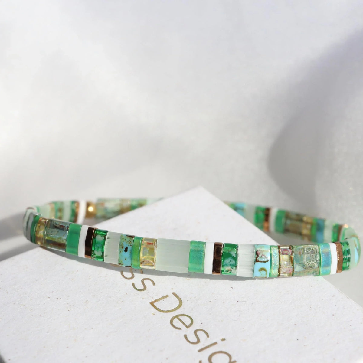 Emerald Set - Beaded bracelets