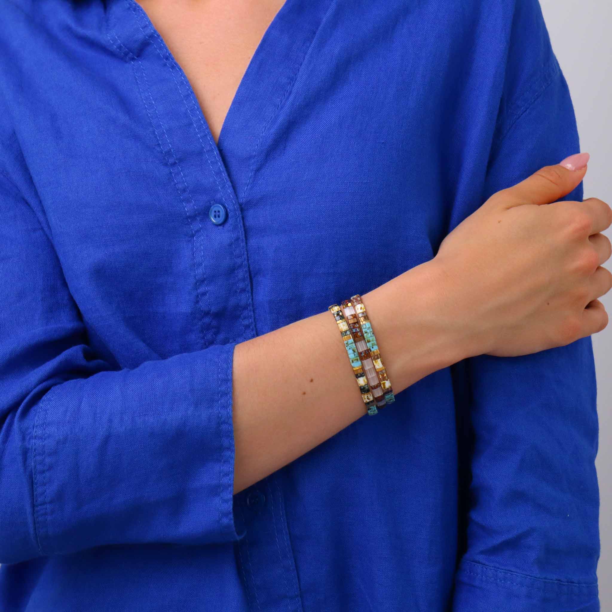 Jeanne Set - Beaded bracelets