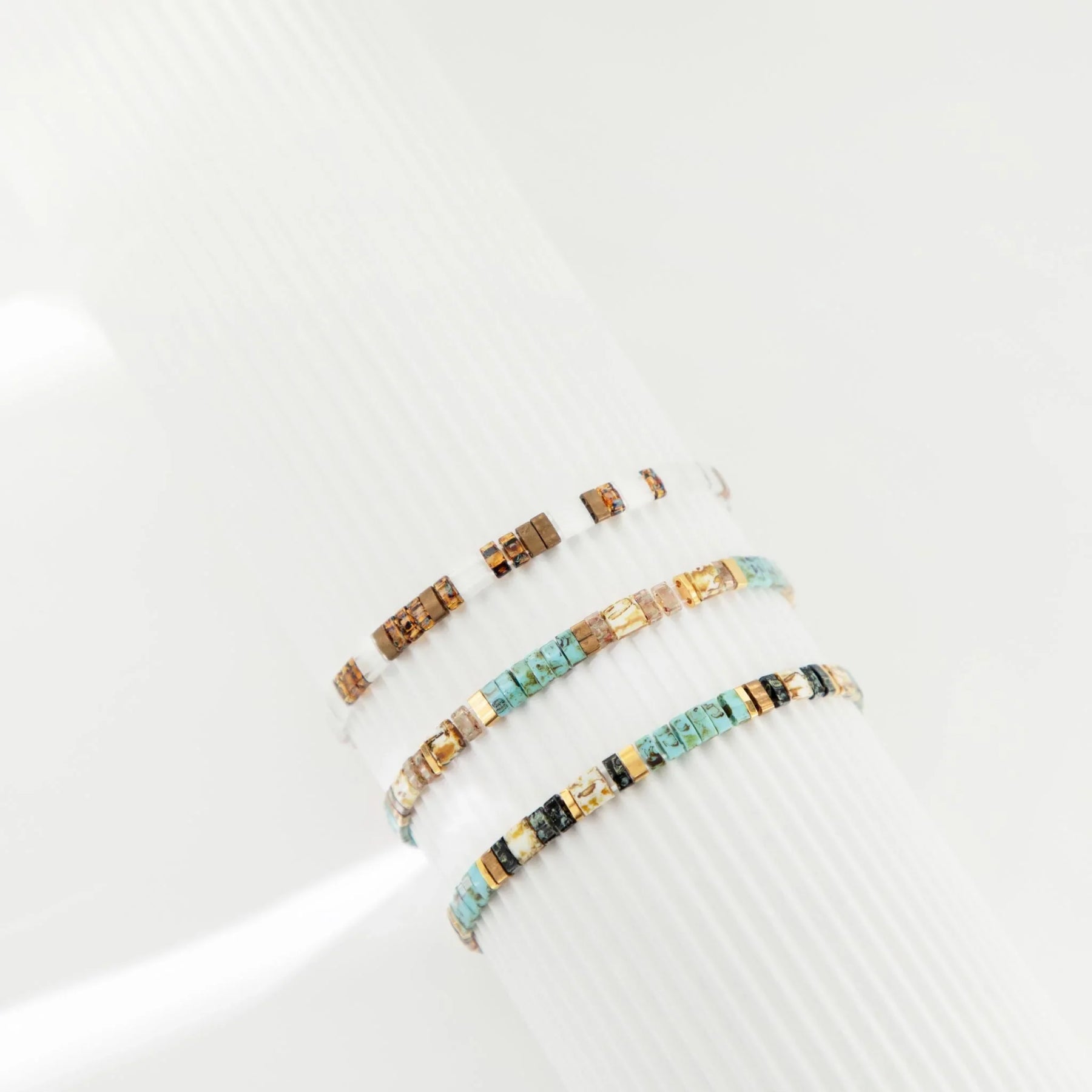 Jeanne Set - Beaded bracelets