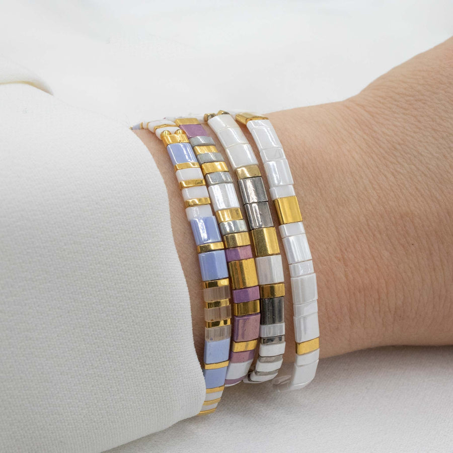 Pastel Set - Beaded bracelets