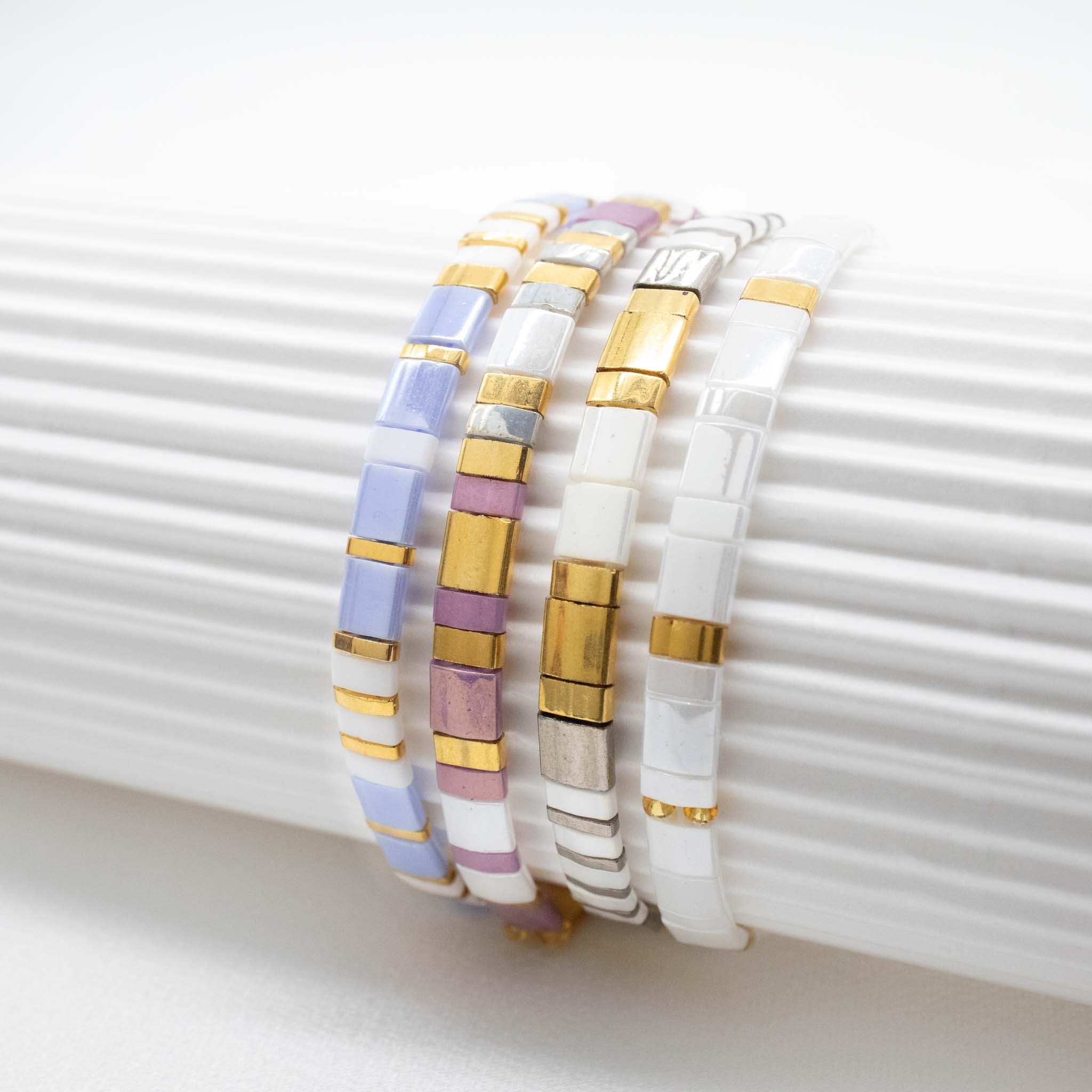 Pastel Set - Beaded bracelets