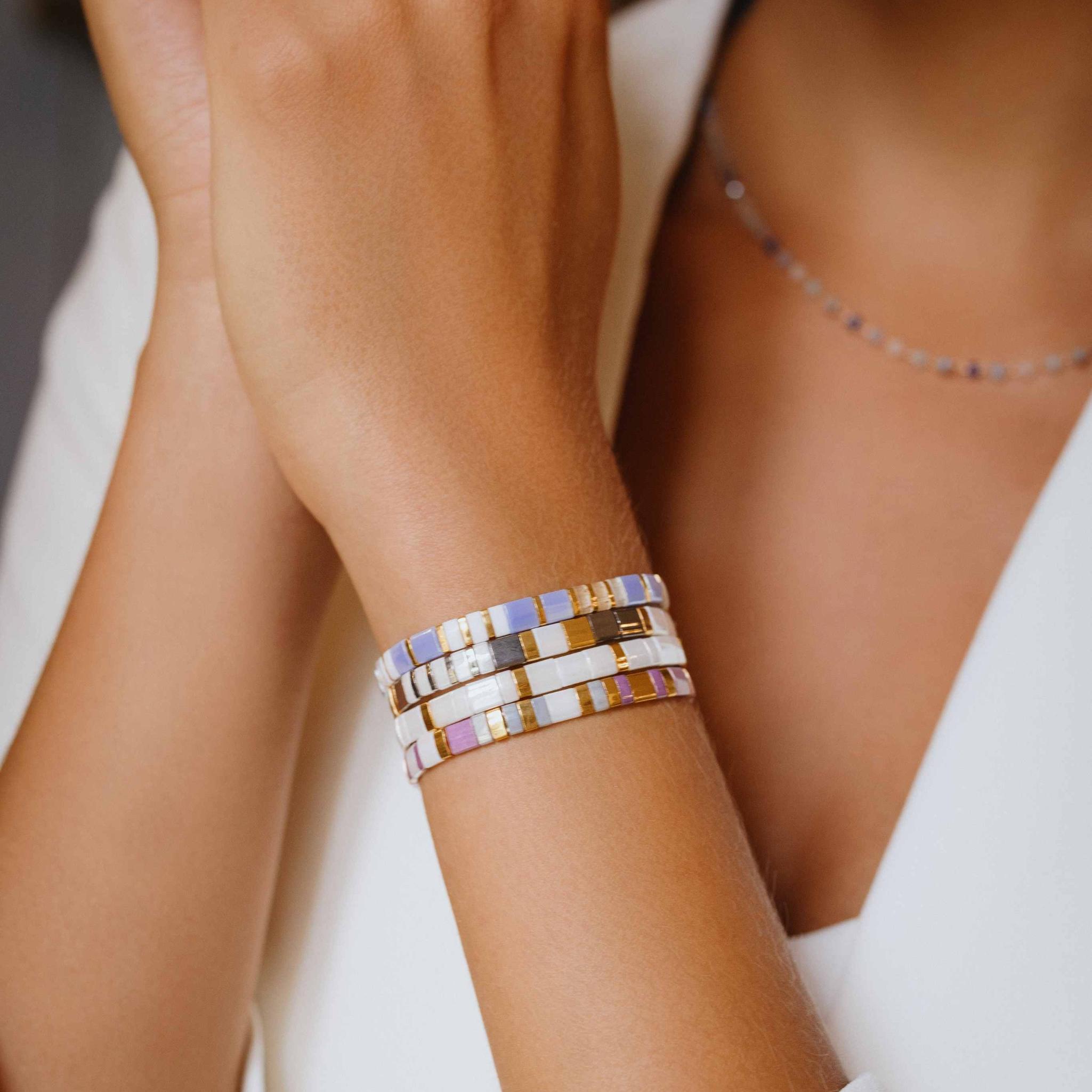 Pastel Set - Beaded bracelets