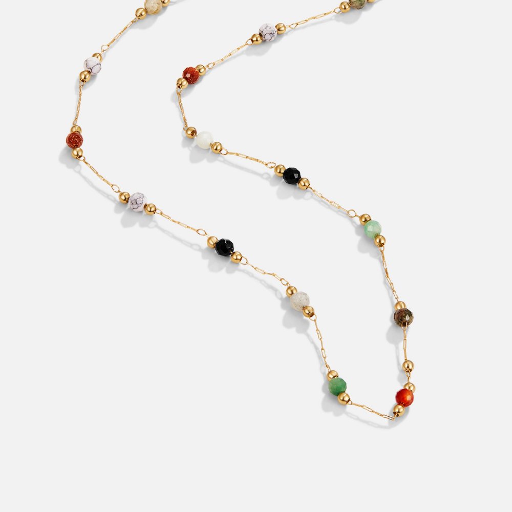 Handmade Stone Detail Necklace