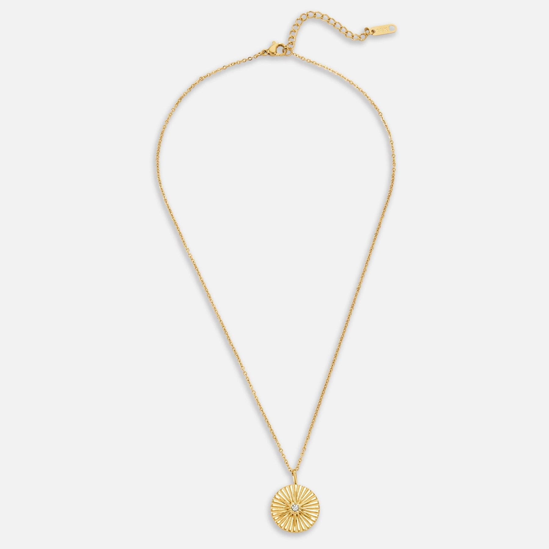 Unique Starburst Coin Necklace