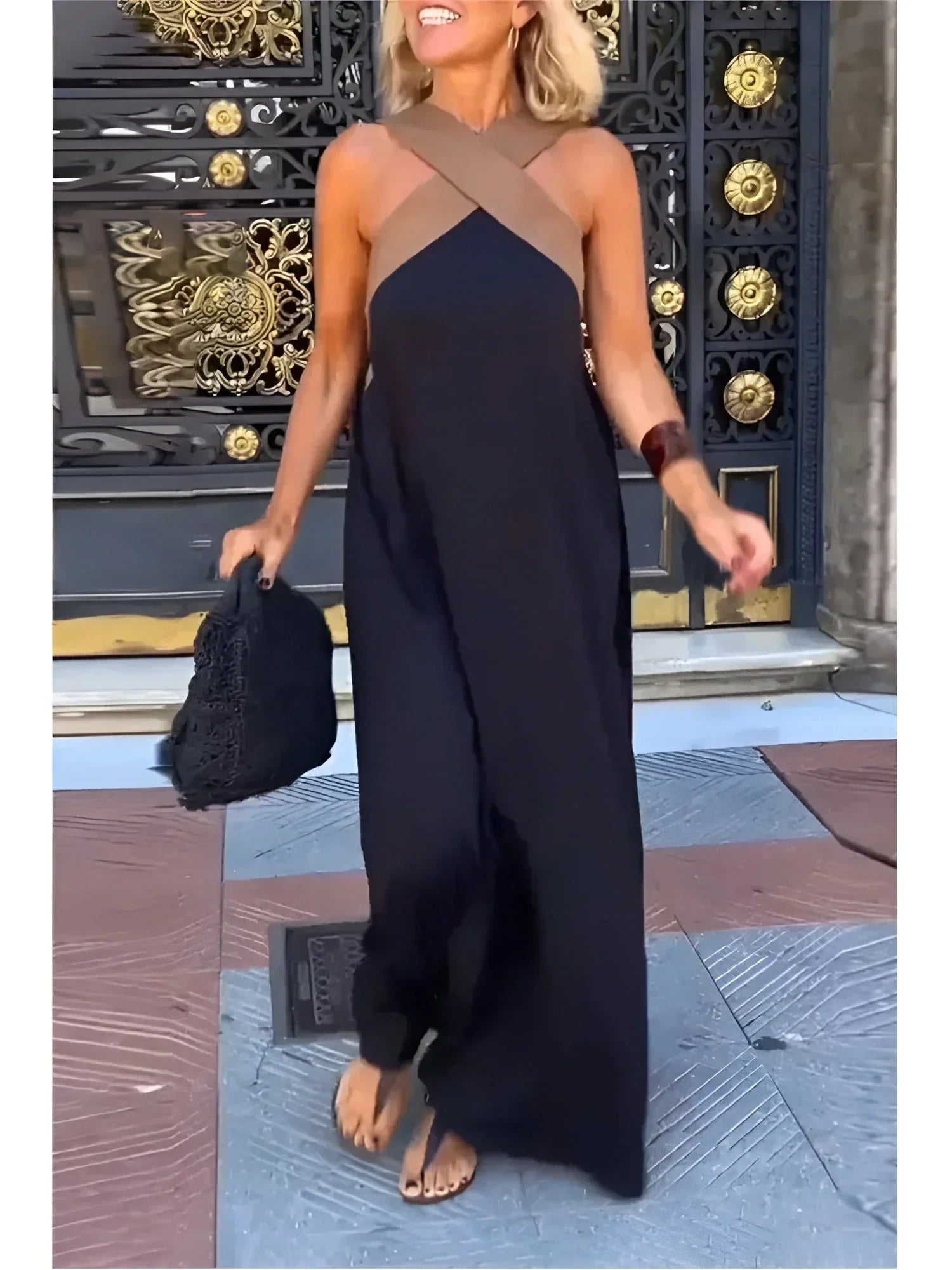 DELFINA – Wrap-style dress