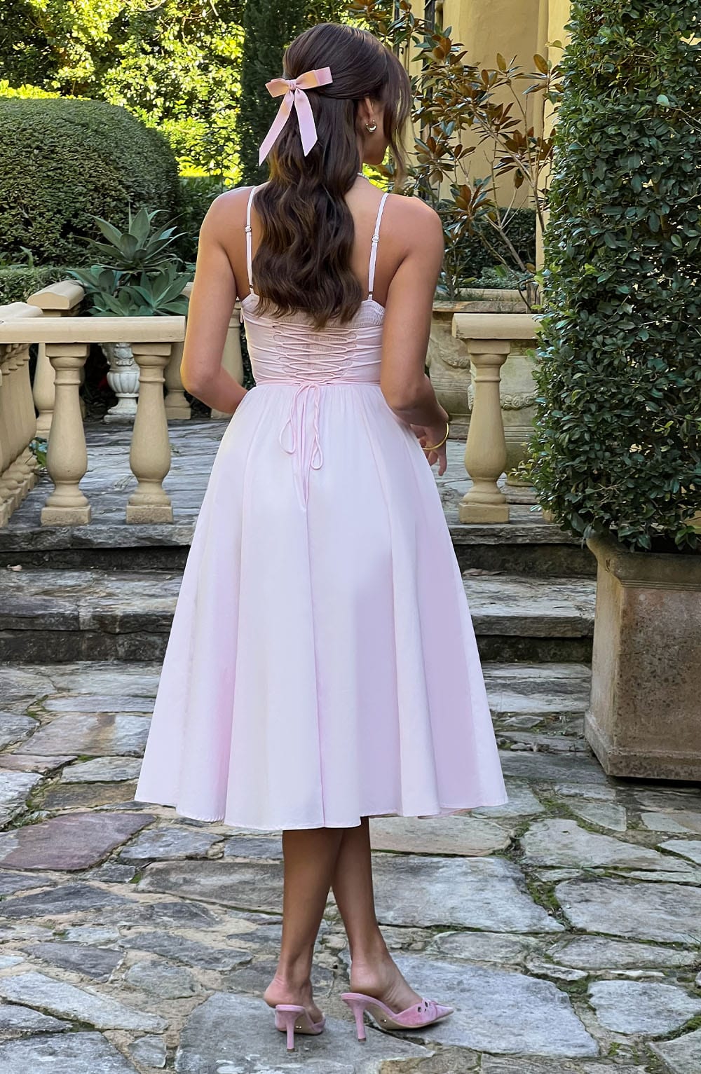 MAILEEN | Elegant Corset Style Midi Dress