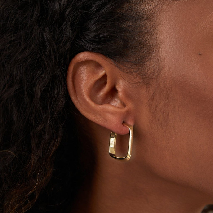 Geometric Hoop Earrings