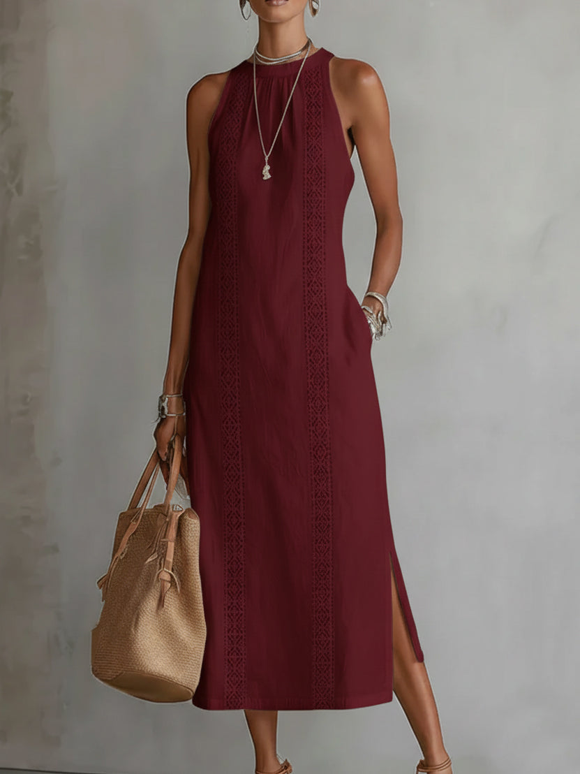 Darcie - Elegant Sleeveless Midi Dress