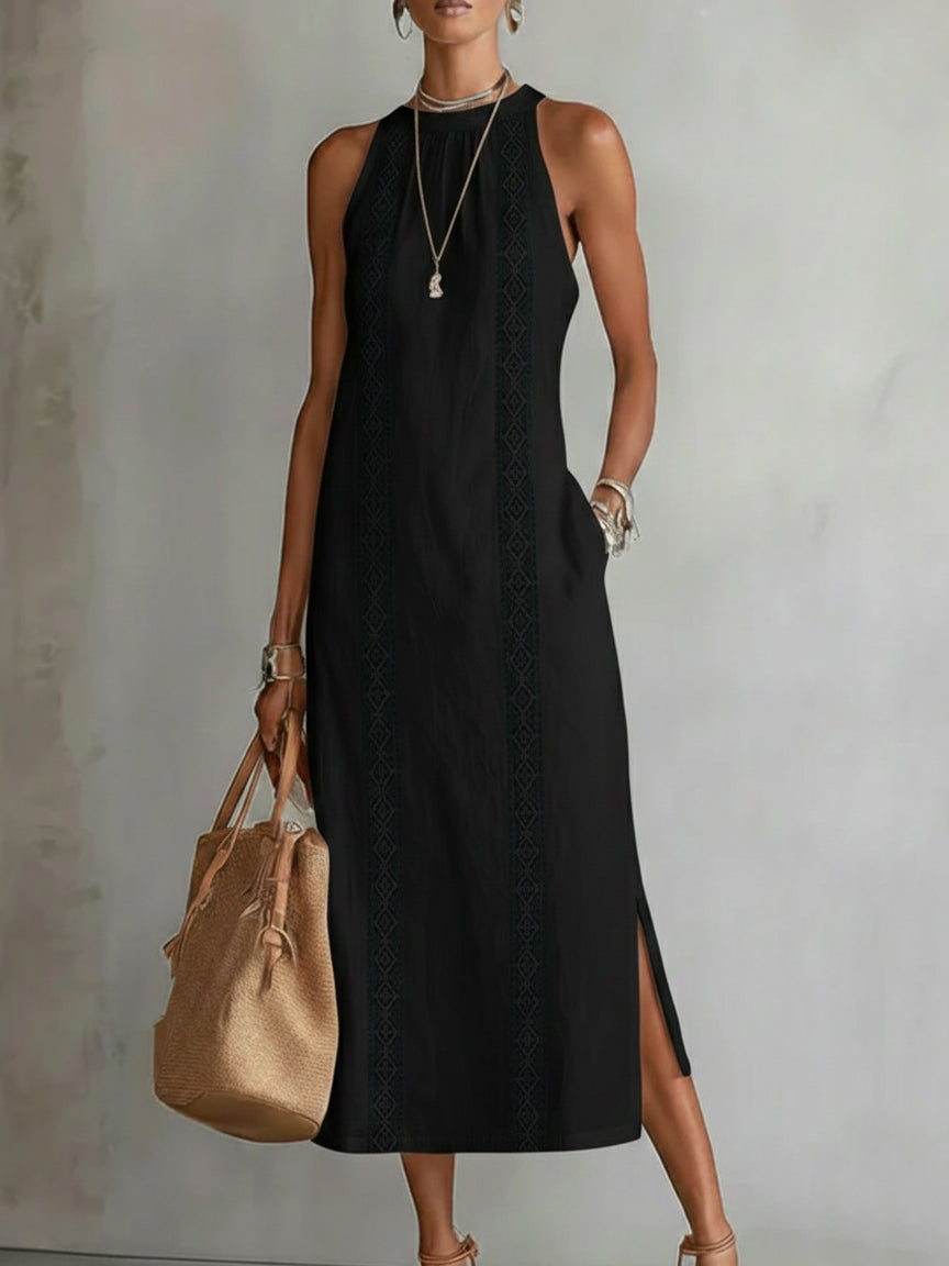 Darcie - Elegant Sleeveless Midi Dress