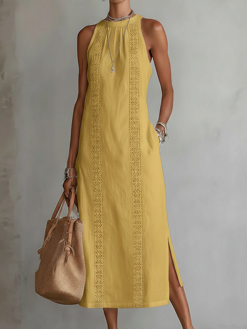 Darcie - Elegant Sleeveless Midi Dress