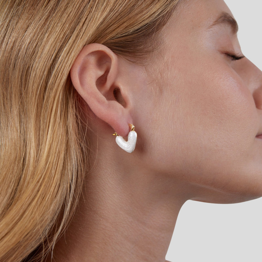 Full Heart Earrings