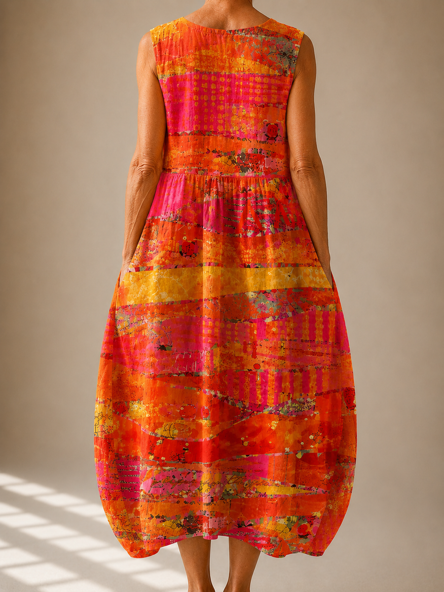 Josephine™ | Sleeveless Linen Dress