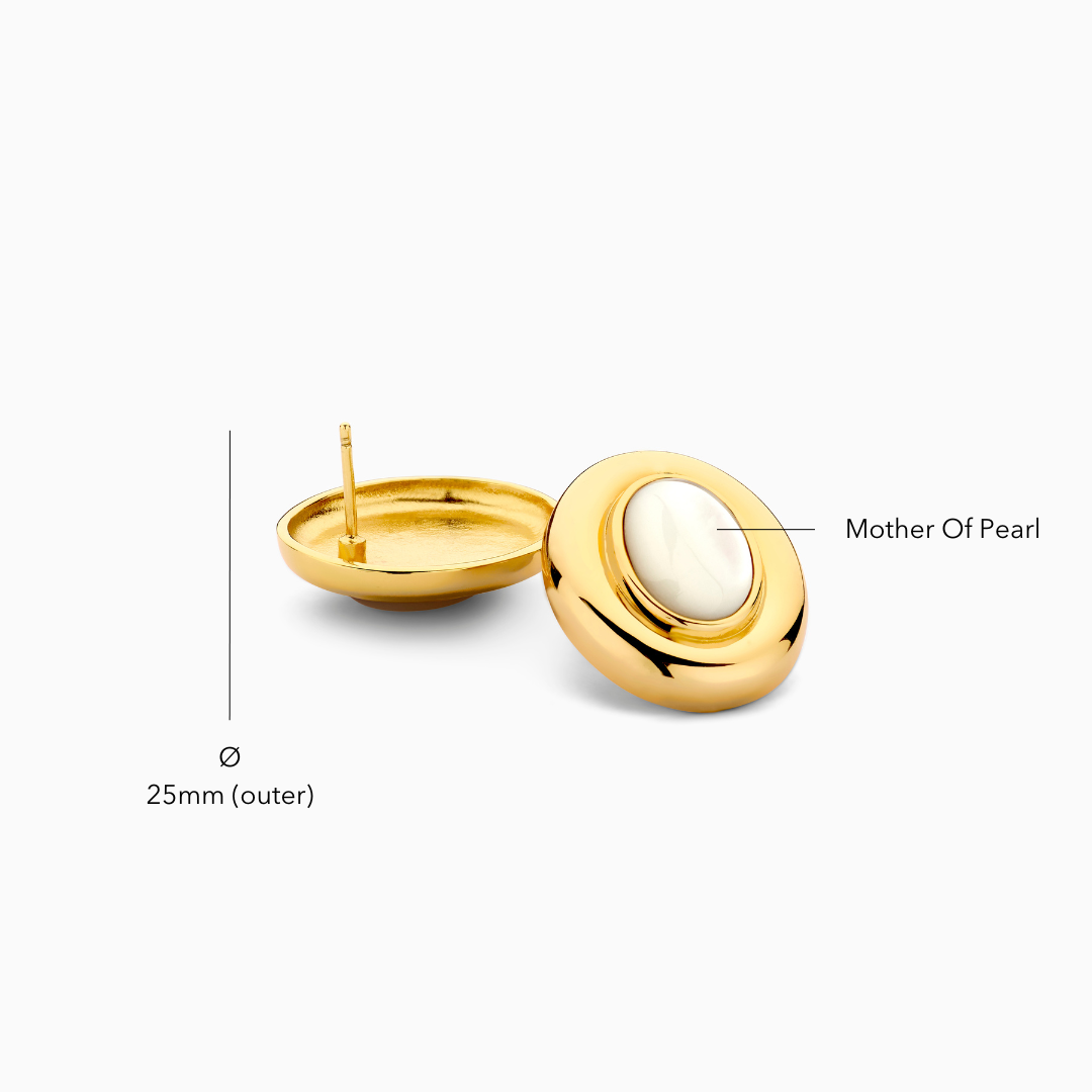 Pearl Earrings Gold plated