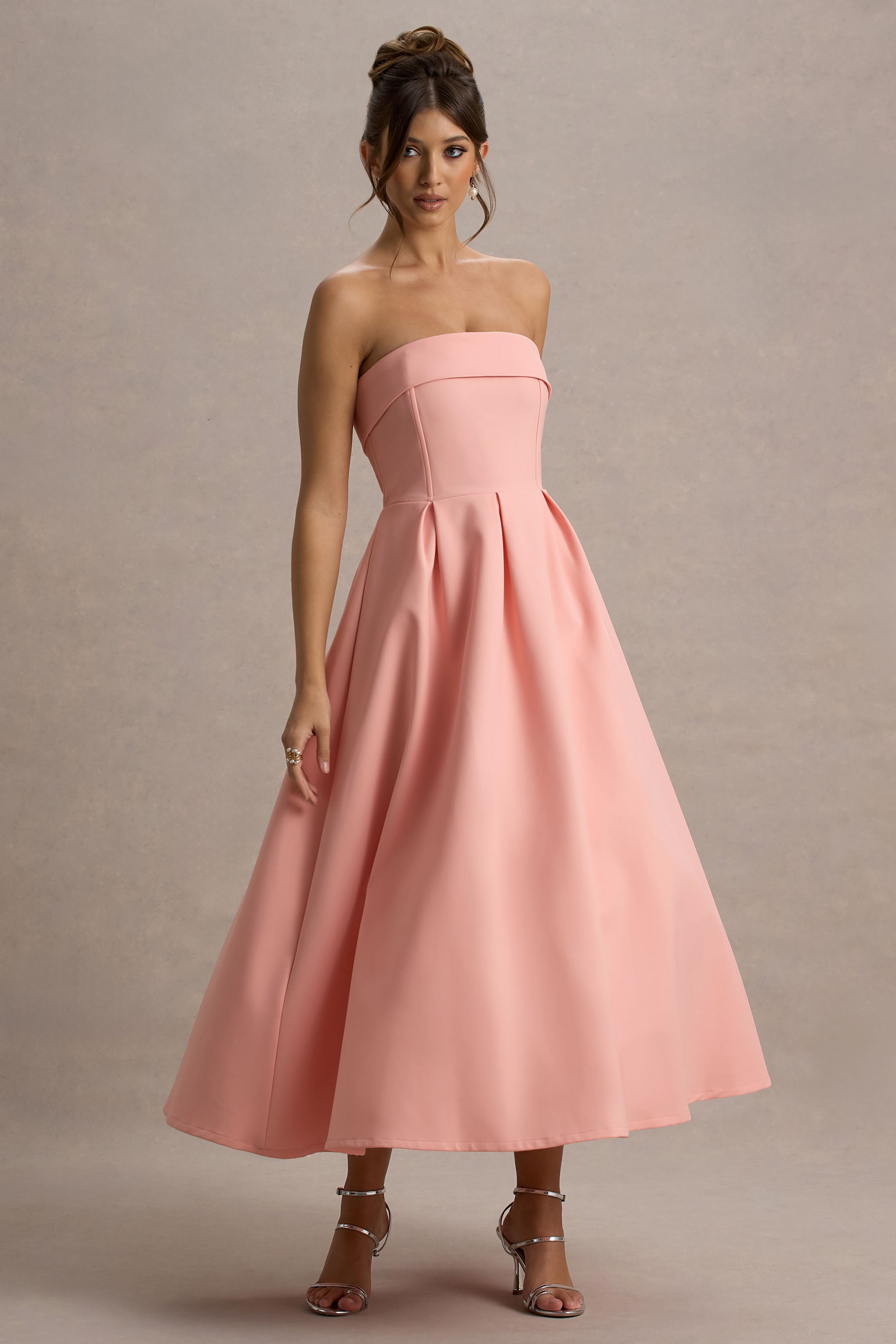 ANNE | Stylish Off-Shoulder Midi Dress