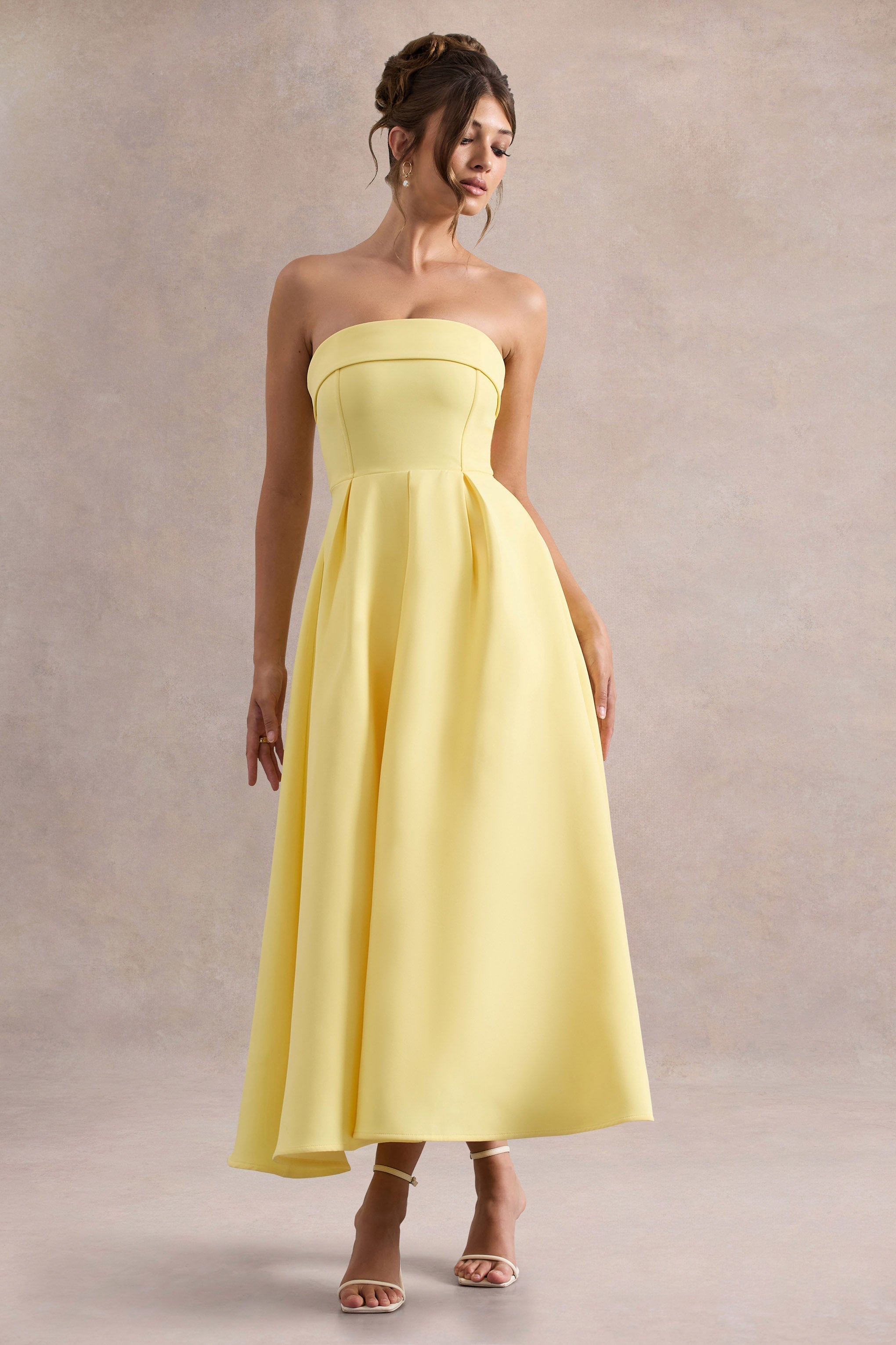 ANNE | Stylish Off-Shoulder Midi Dress