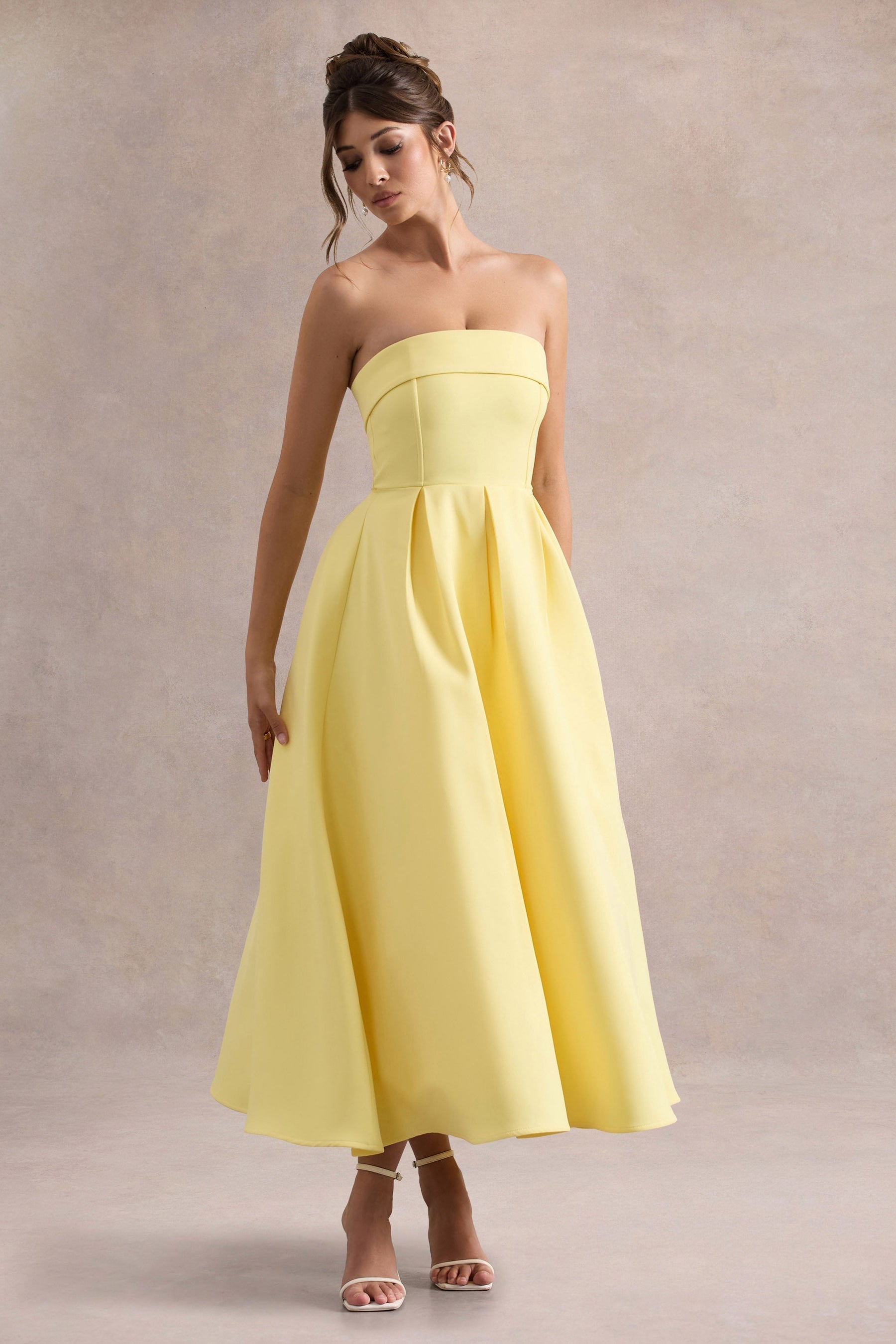 ANNE | Stylish Off-Shoulder Midi Dress