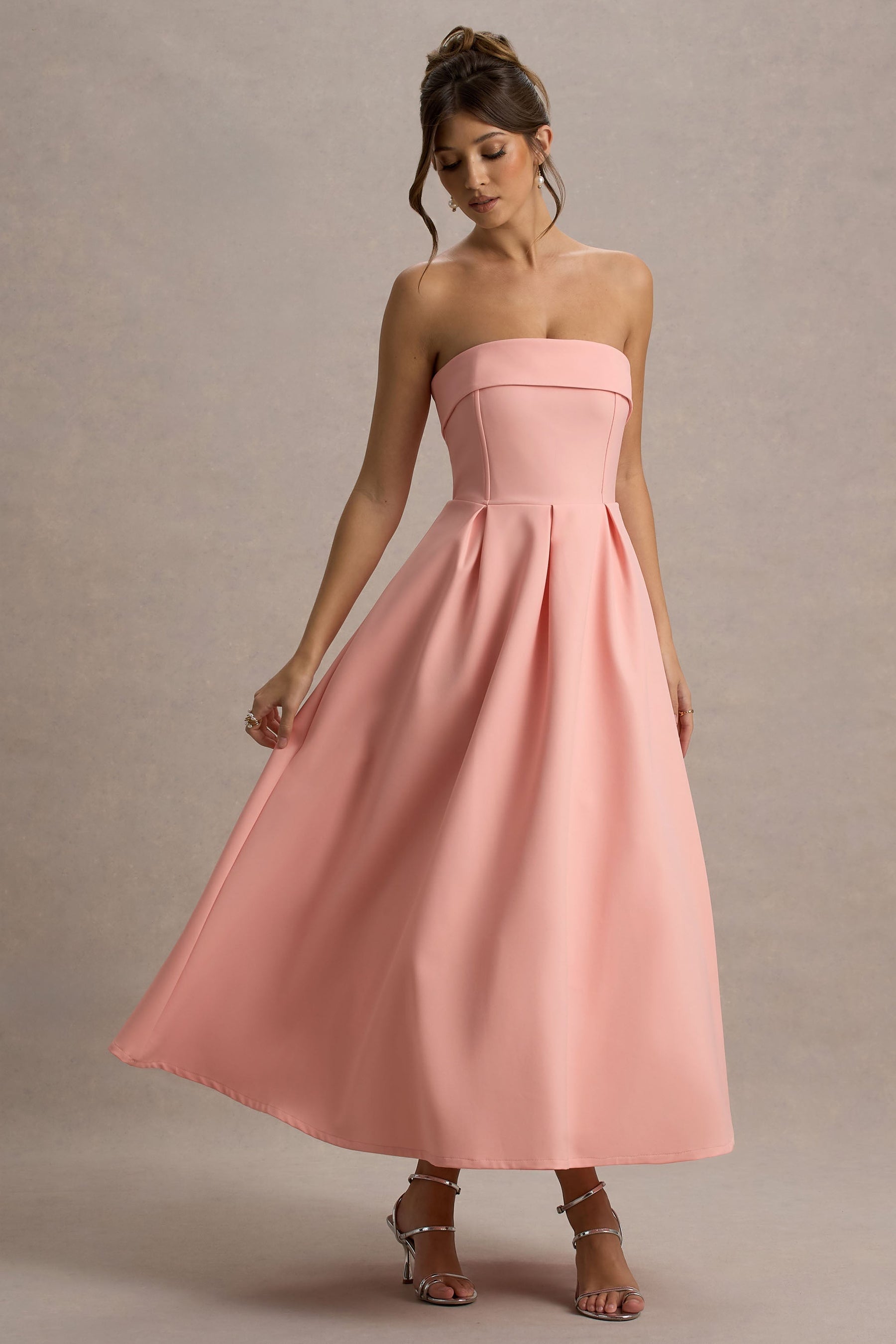 ANNE | Stylish Off-Shoulder Midi Dress