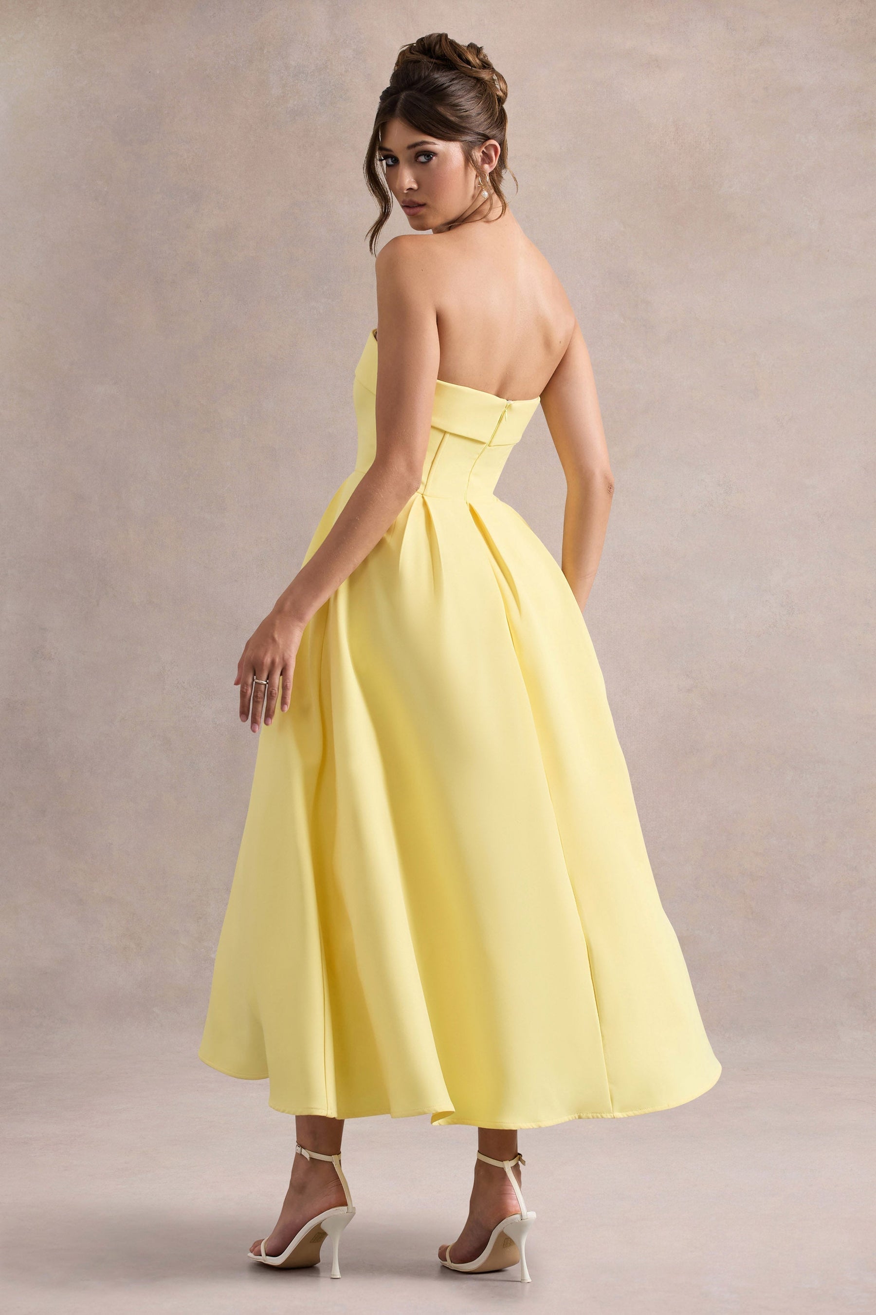 ANNE | Stylish Off-Shoulder Midi Dress