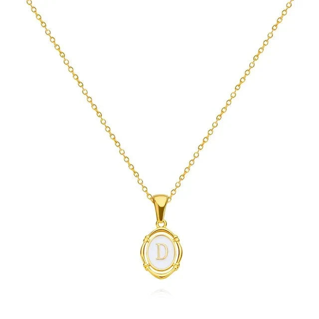 Classy Gold Letter Necklace