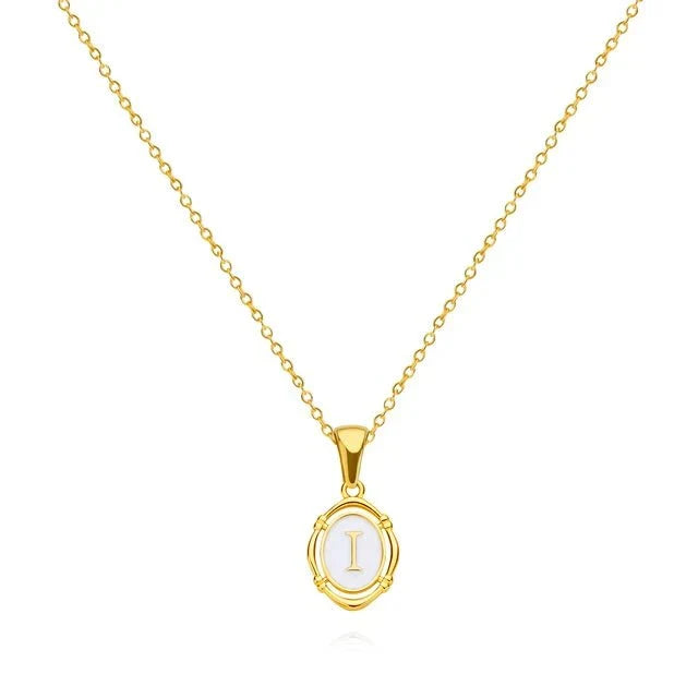 Classy Gold Letter Necklace