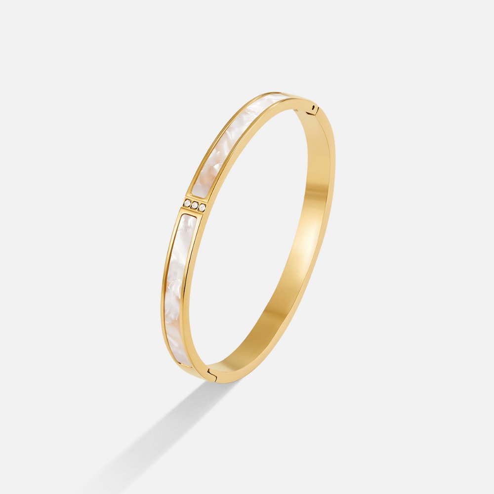 White Gold Bangle