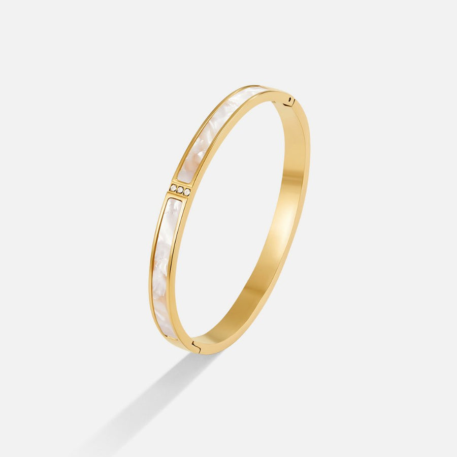 White Gold Bangle
